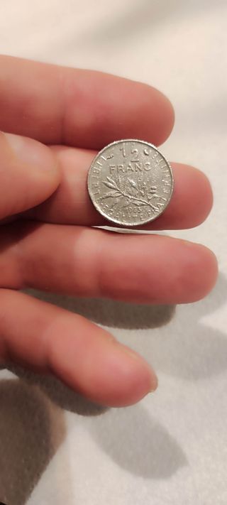 Moneta francese mezzo Franco