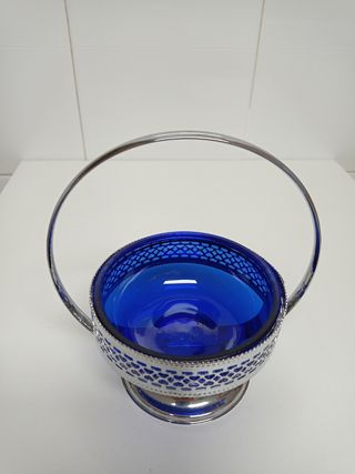 🇬🇧 Azucarero o cesta para caviar inglesa