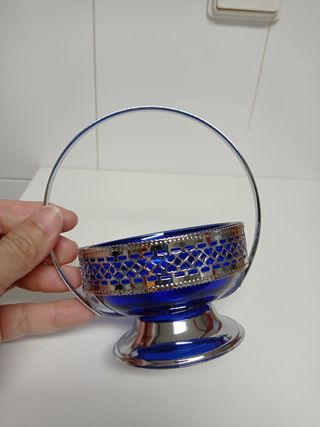 🇬🇧 Azucarero o cesta para caviar inglesa