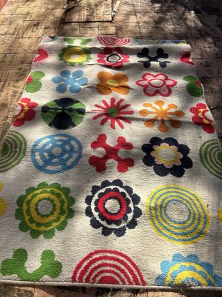 Alfombra flores Ikea