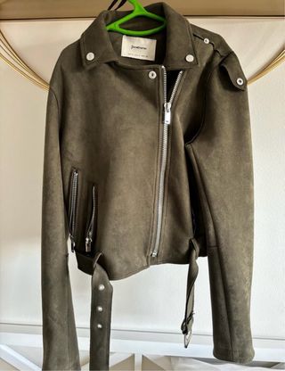 Cazadora Biker efecto ante