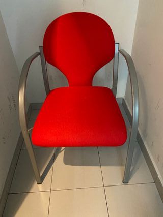 Silla escritorio roja