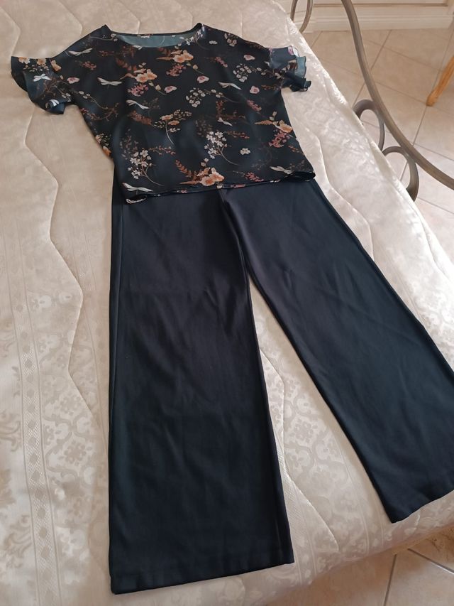 Set donna pantalone e blusa S/M
