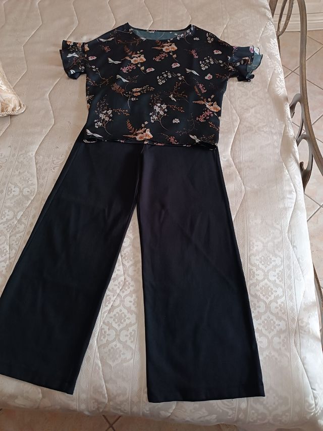 Set donna pantalone e blusa S/M
