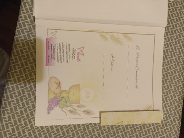 album portafoto comunione