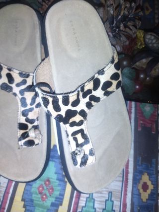 Sandalias leopardo t38 🐆