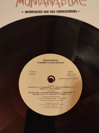 Montana Blue. Lp Vinilo.