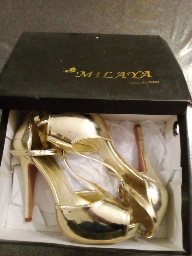 Scarpe donna décolleté oro Gold 