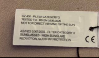 Gafas de sol infantiles (NUEVAS)