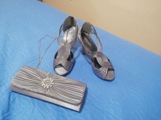 Juego de zapatos y cartera