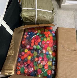 Lote de 500 bolas saltarinas de 32mm