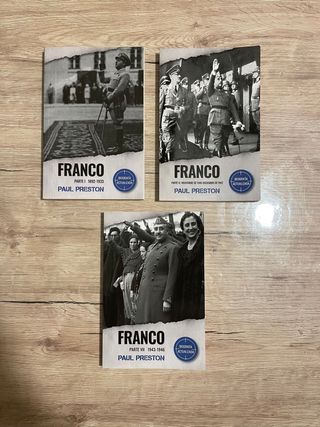 3 Libros biografia Franco