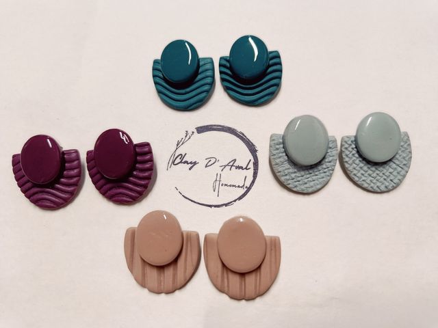 Pendientes de Arcilla Polimérica
