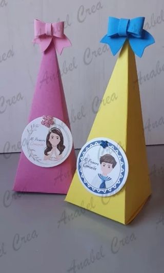 Cajitas dulceros de comunión