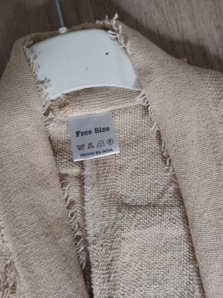 Blazer Beige y blanco roto