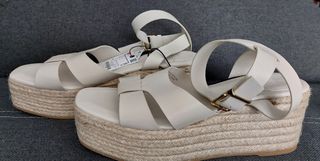 Sandalias de piel ZARA