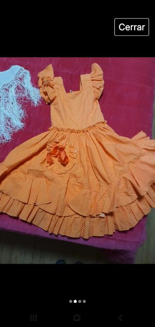 Traje flamenca y complementos 