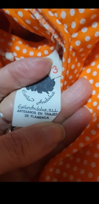 Traje flamenca y complementos 