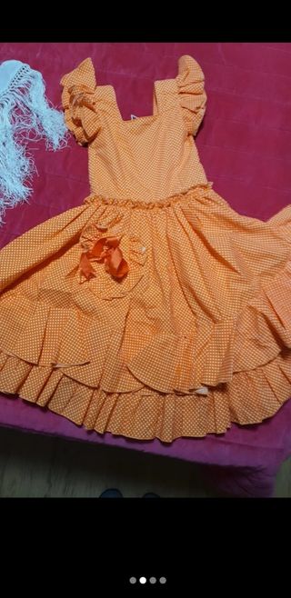 Traje flamenca y complementos 