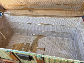 Antiguo baul de viaje, 80x40x38