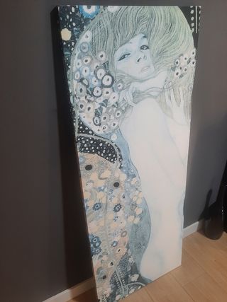 Cuadro Serpientes de Agua, Gustav Klimt