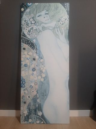 Cuadro Serpientes de Agua, Gustav Klimt