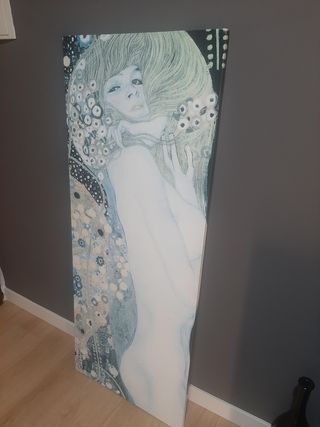 Cuadro Serpientes de Agua, Gustav Klimt