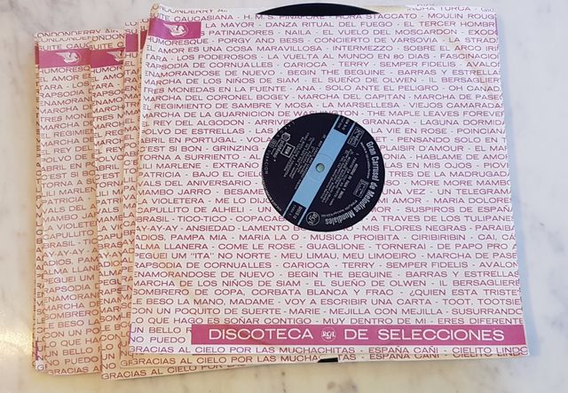 12 vinilos de melodías mundiales