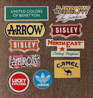 Adesivi anni 80 vintage