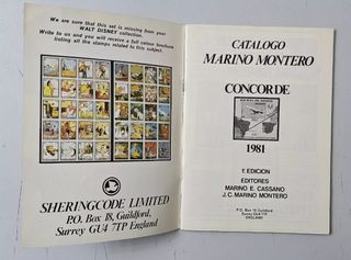 LIBRO SELLOS MARINO MONTERO CONCORDE AIR