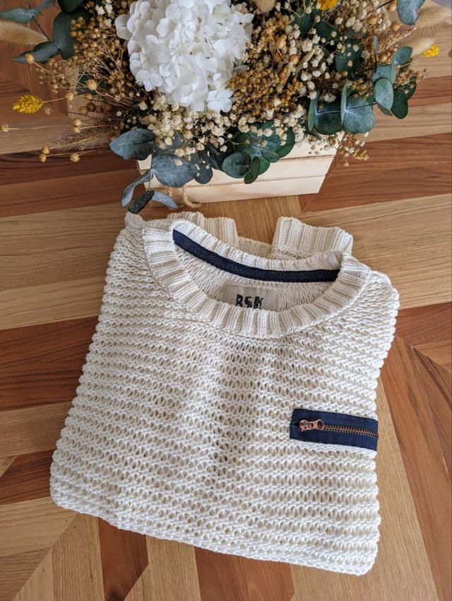 #Jersey Punto Blanco T.S#