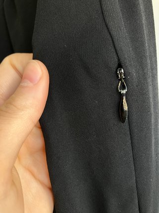 Mono negro ZARA palabra de honor pantalón palazzo