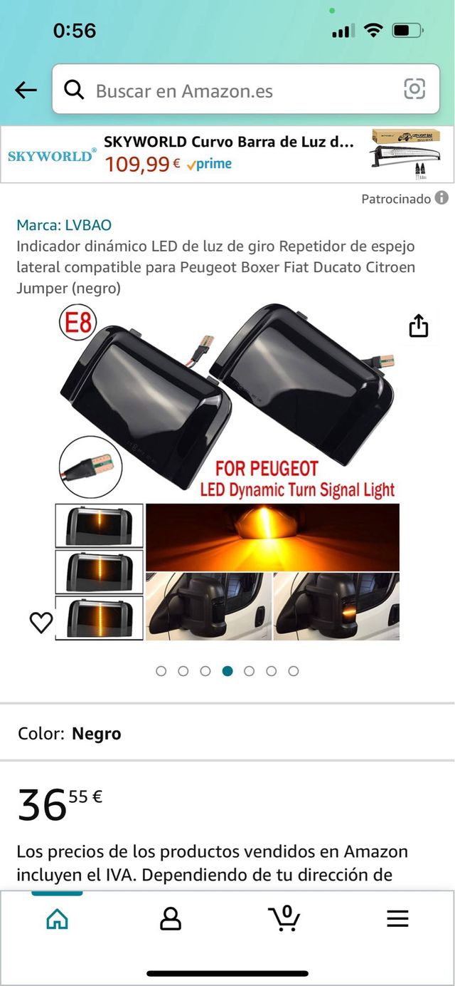 Intermitentes de coche