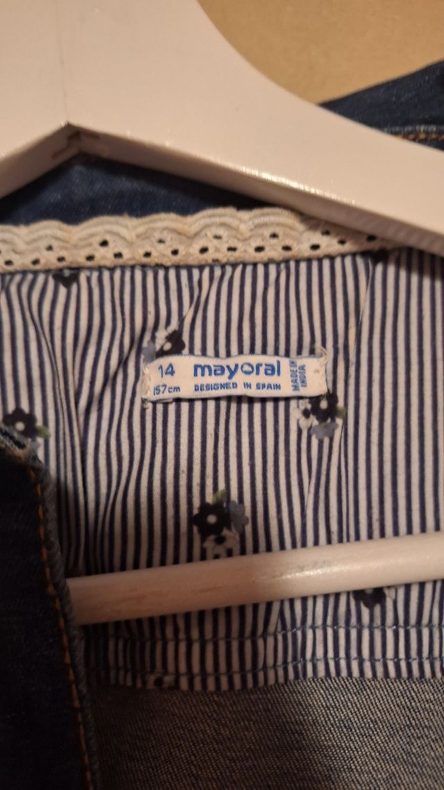 Cazadora vaquera niña