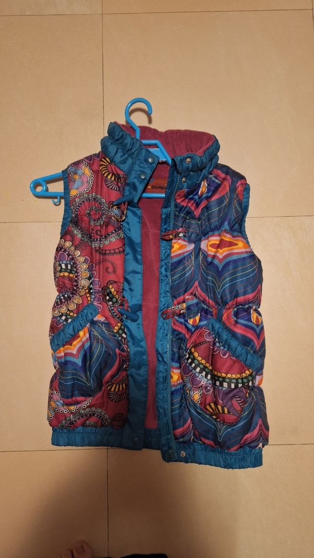 Chaleco niña desigual