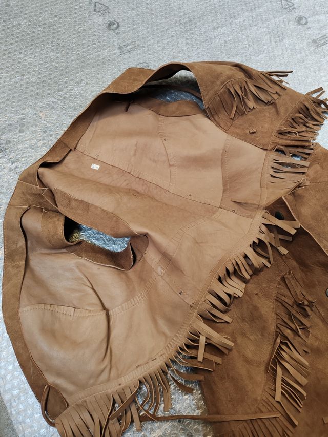 Completo gonna e gilet in pelle