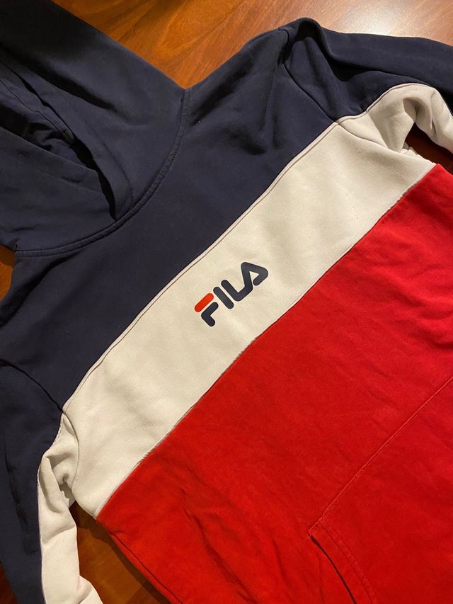 Felpa con cappuccio della Fila