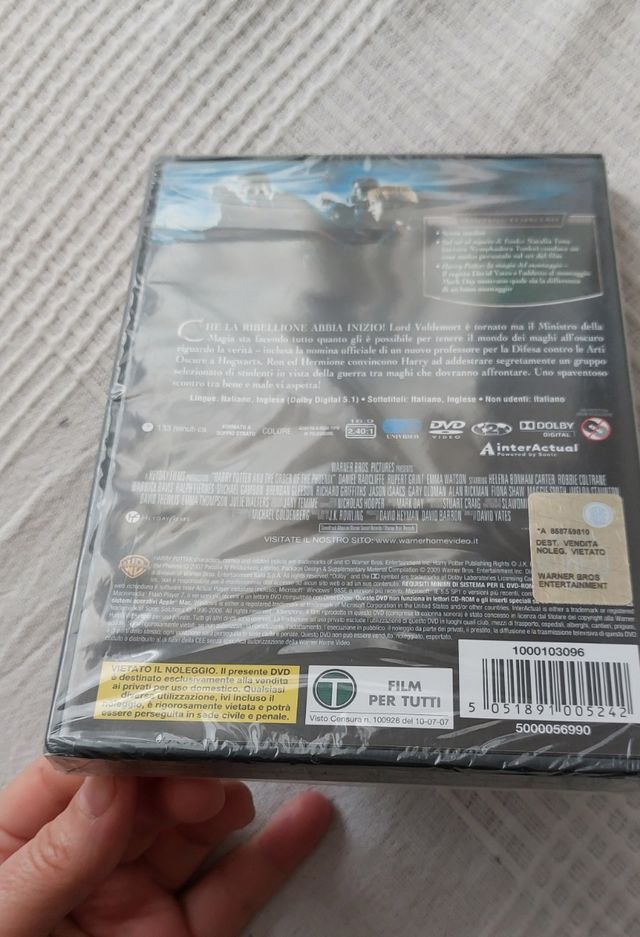 DVD Harry Potter e l'ordine della fenice