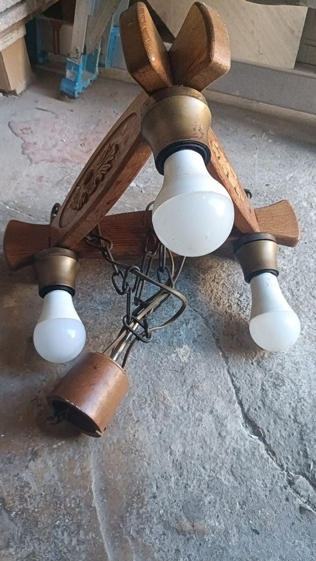 Lampara Techo Antigua 