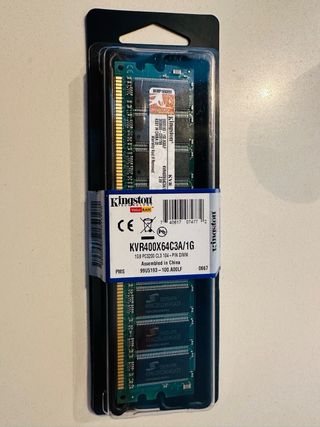 2 x Memoria RAM KINGSTON 1GB