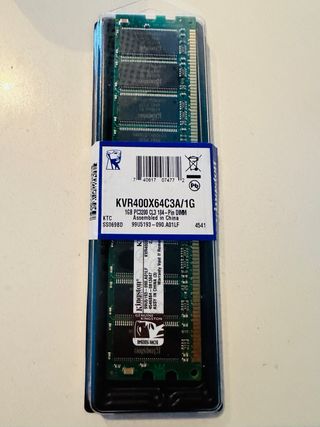 Memoria RAM Kingston KVR400X643A/1G