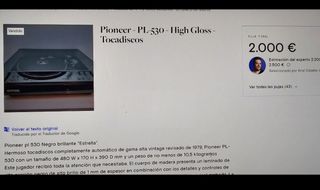 Tocadiscos PIONEER PL530
