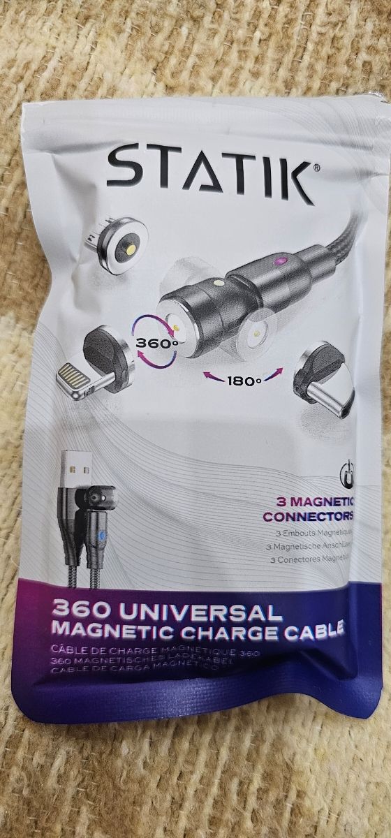 Cable de carga imantado