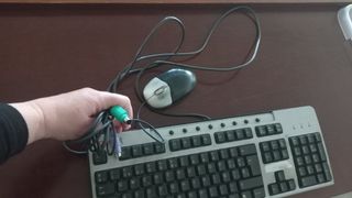 Teclado COMPAQ con conector DIN Y Ratón