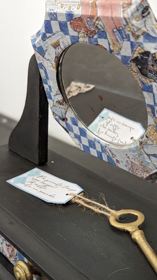 Portagioie Vintage Decoupage 