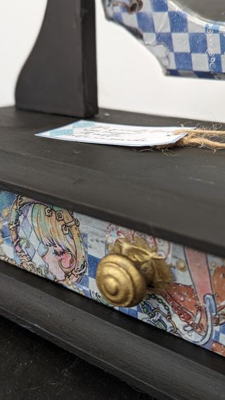 Portagioie Vintage Decoupage 