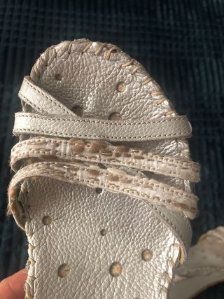 Sandalias plateadas Art 41