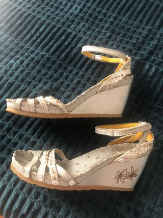 Sandalias plateadas Art 41