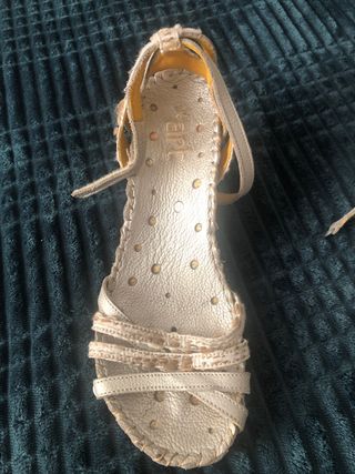 Sandalias plateadas Art 41