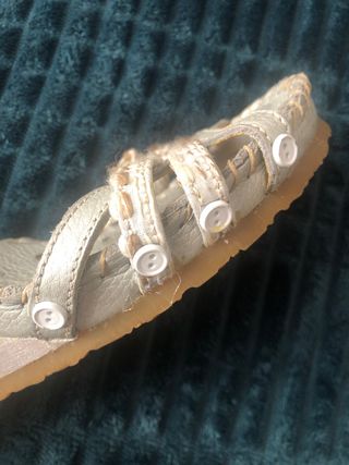 Sandalias plateadas Art 41